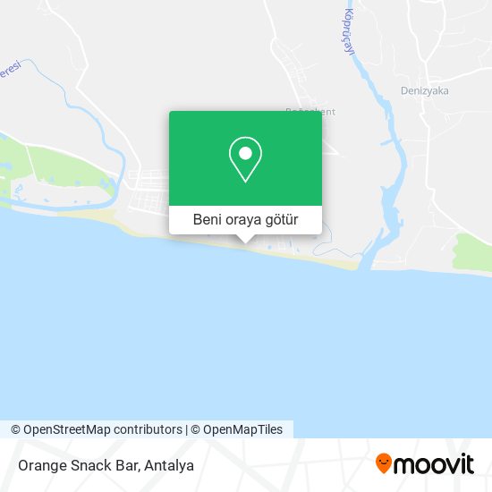Orange Snack Bar harita