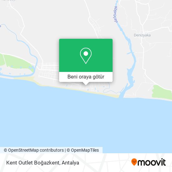 Kent Outlet Boğazkent harita