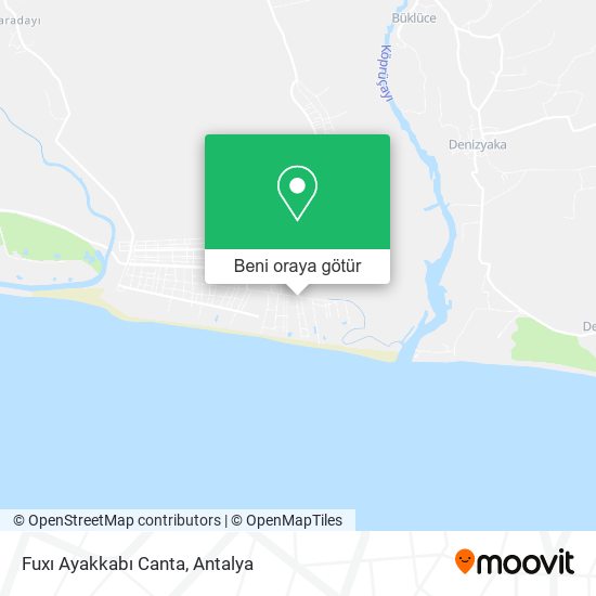 Fuxı Ayakkabı Canta harita
