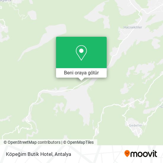 Köpeğim Butik Hotel harita