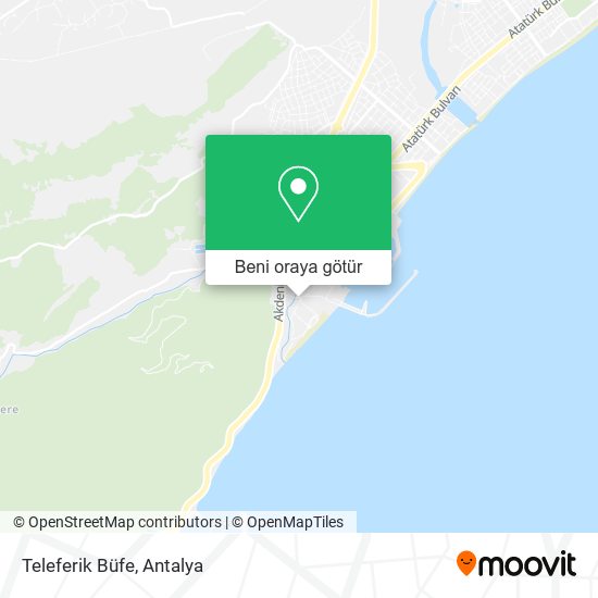 Teleferik Büfe harita