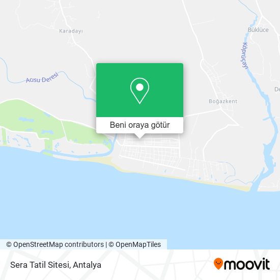 Sera Tatil Sitesi harita