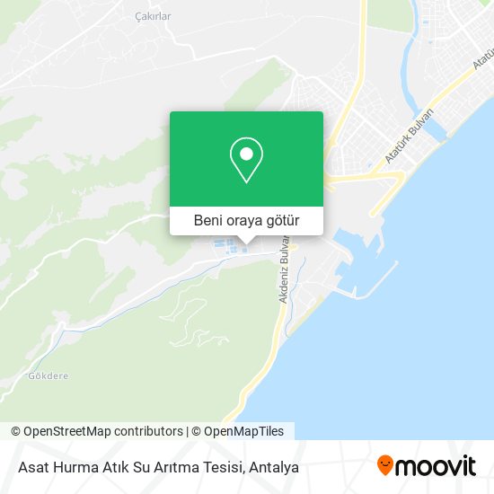 Asat Hurma Atık Su Arıtma Tesisi harita