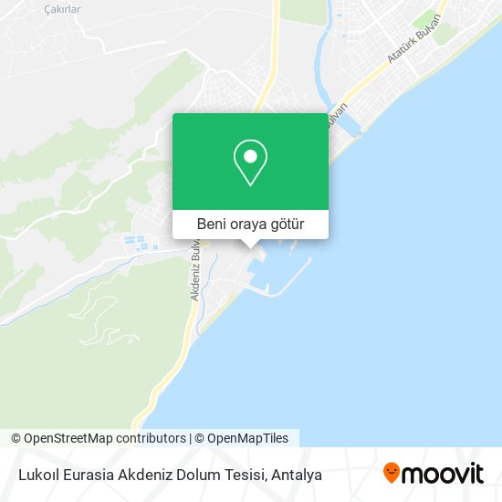 Lukoıl Eurasia Akdeniz Dolum Tesisi harita