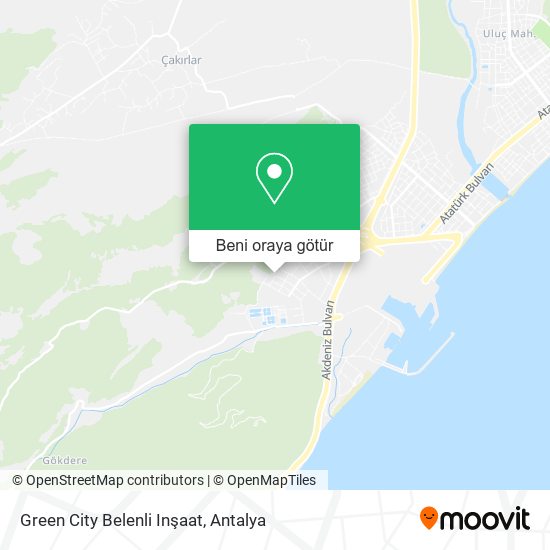 Green City Belenli Inşaat harita