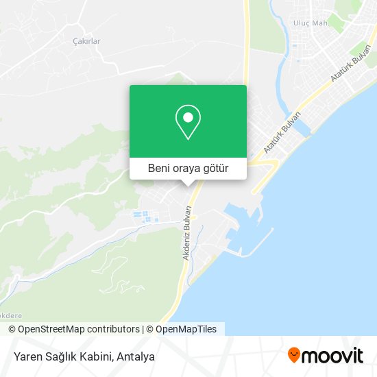 Yaren Sağlık Kabini harita