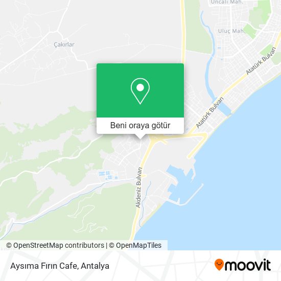 Aysıma Fırın Cafe harita