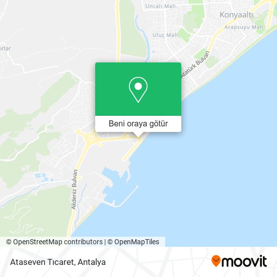 Ataseven Tıcaret harita