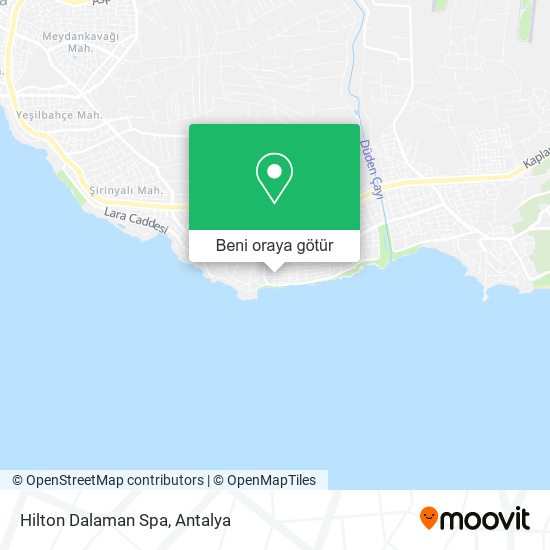 Hilton Dalaman Spa harita