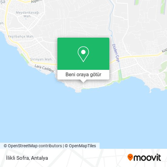İlikli Sofra harita
