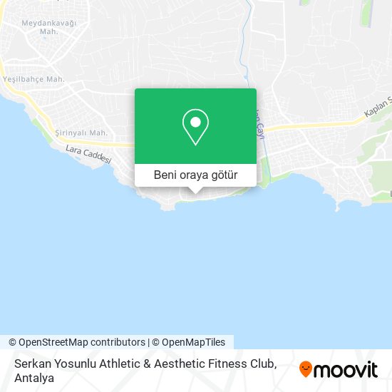 Serkan Yosunlu Athletic & Aesthetic Fitness Club harita