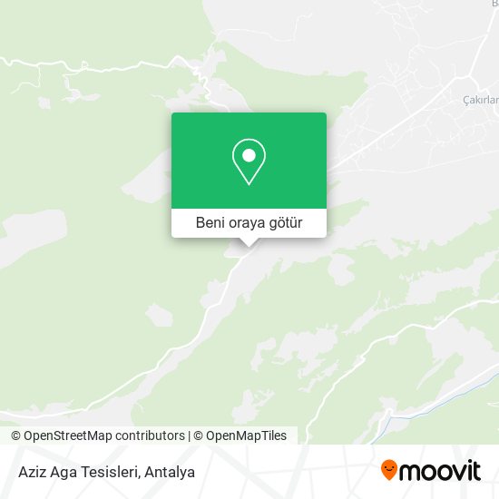 Aziz Aga Tesisleri harita