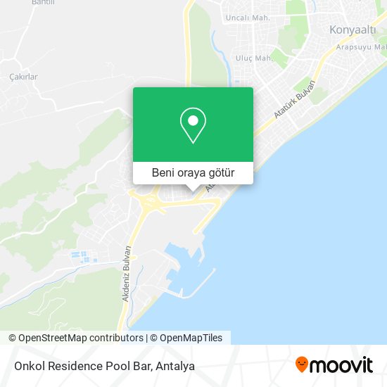 Onkol Residence Pool Bar harita