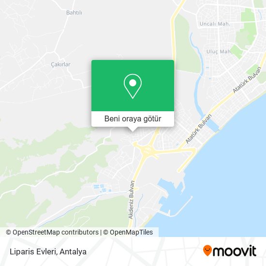Liparis Evleri harita