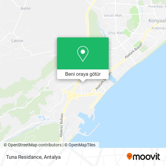 Tuna Residance harita