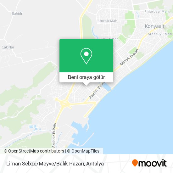 Liman Sebze/Meyve/Balık Pazarı harita