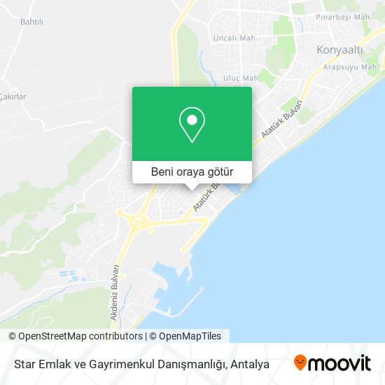 Star Emlak ve Gayrimenkul Danışmanlığı harita