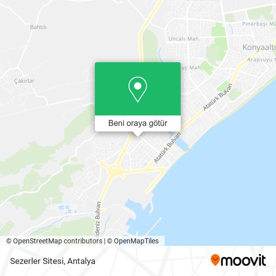 Sezerler Sitesi harita
