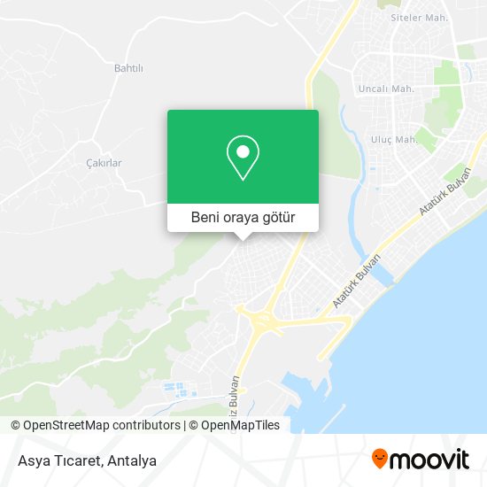 Asya Tıcaret harita