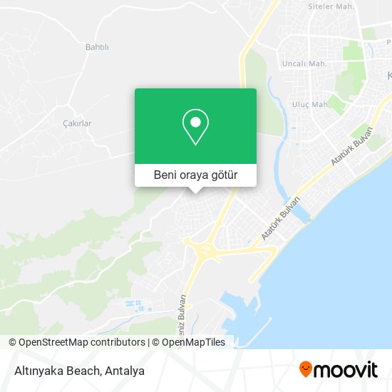 Altınyaka Beach harita