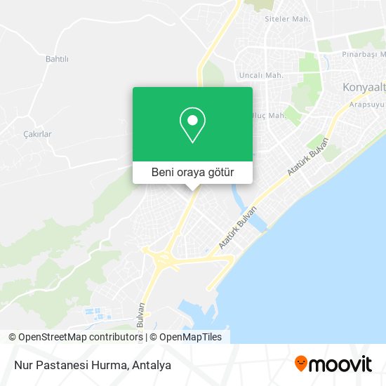 Nur Pastanesi Hurma harita