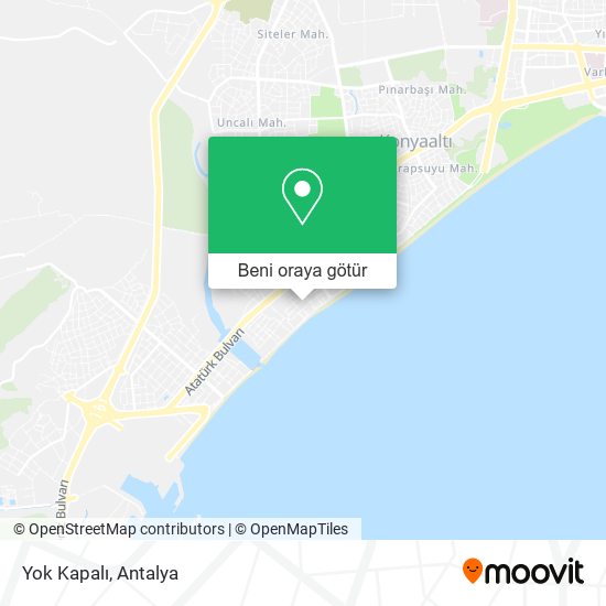 Yok Kapalı harita
