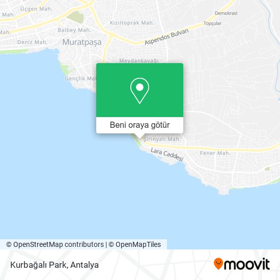 Kurbağalı Park harita