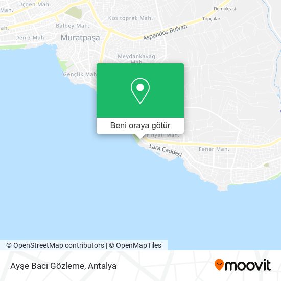 Ayşe Bacı Gözleme harita