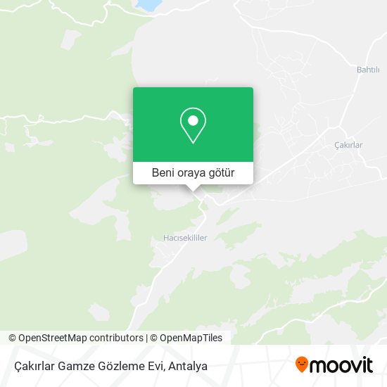 Çakırlar Gamze Gözleme Evi harita