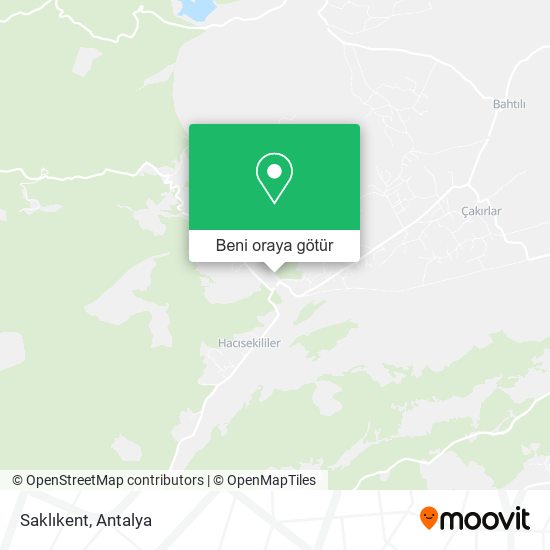 Saklıkent harita