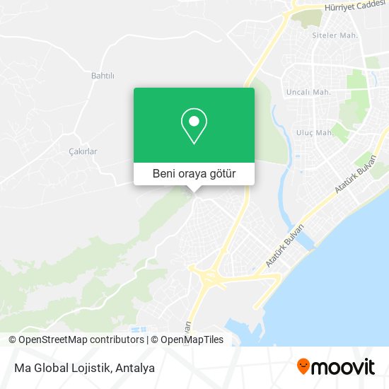 Ma Global Lojistik harita