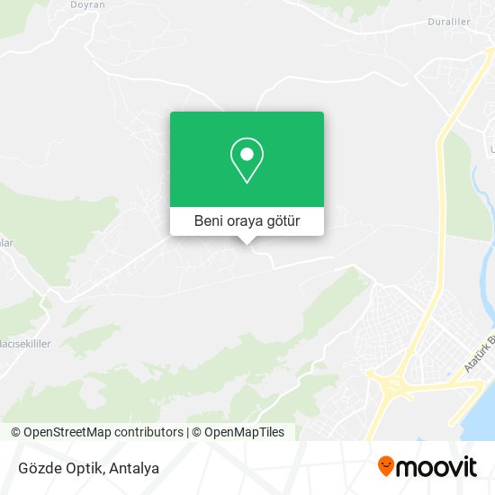 Gözde Optik harita