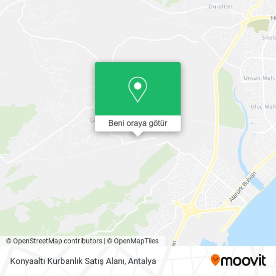 Konyaaltı Kurbanlık Satış Alanı harita