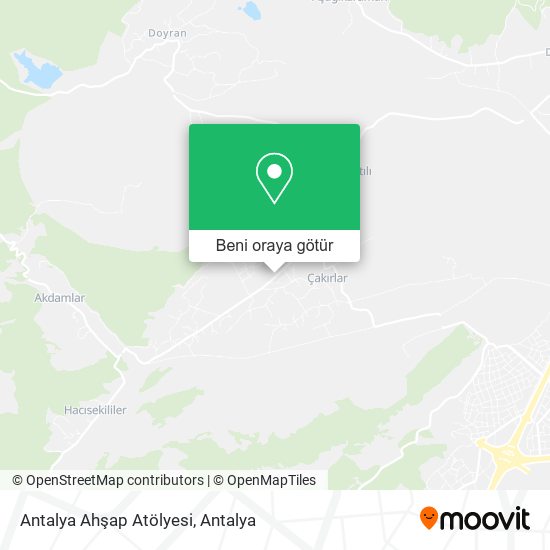 Antalya Ahşap Atölyesi harita