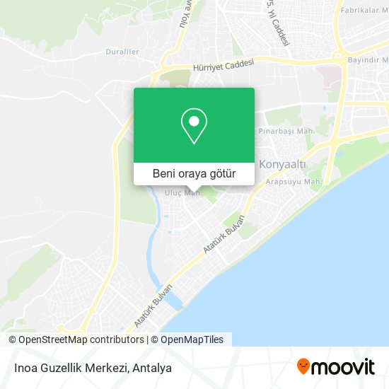 Inoa Guzellik Merkezi harita