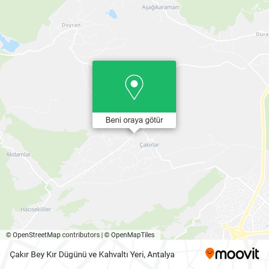 Çakır Bey Kır Dügünü ve Kahvaltı Yeri harita