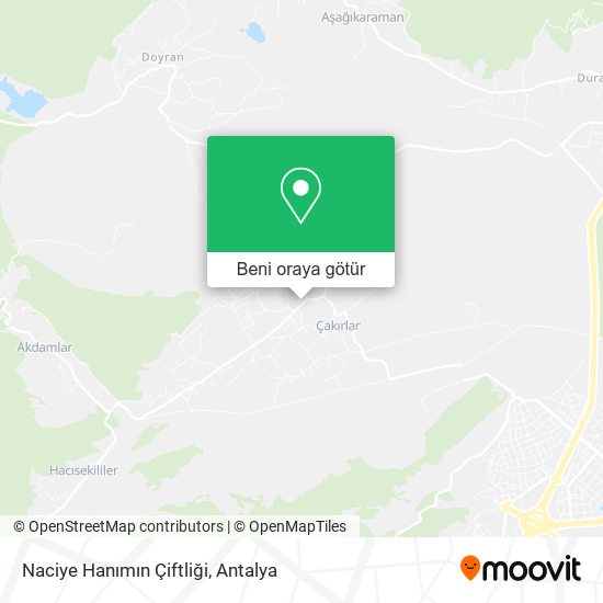 Naciye Hanımın Çiftliği harita