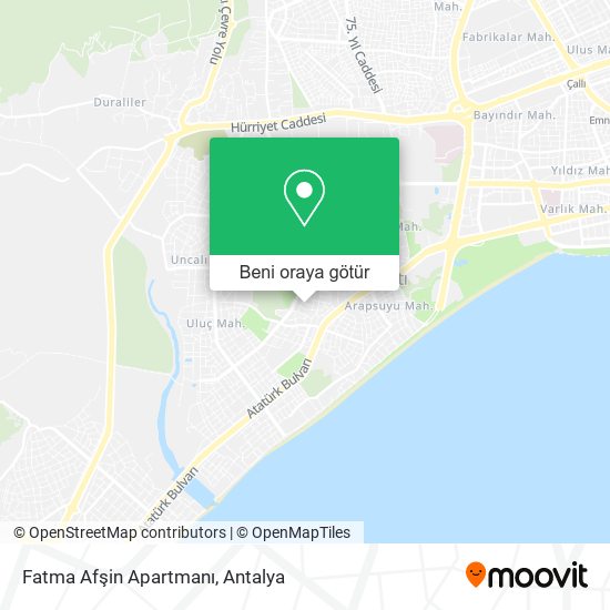 Fatma Afşin Apartmanı harita