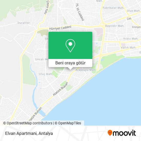 Elvan Apartmani harita