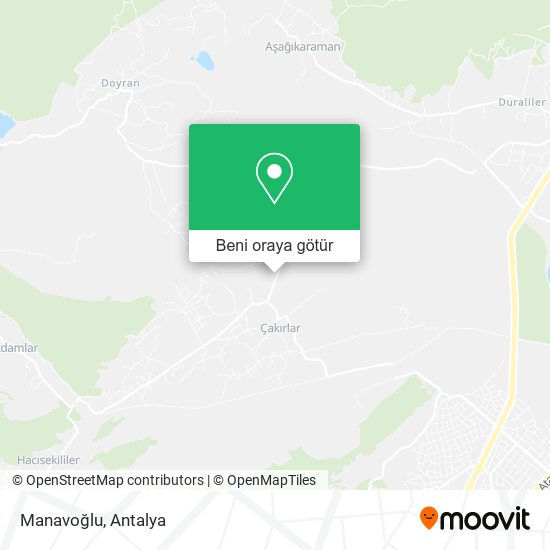 Manavoğlu harita