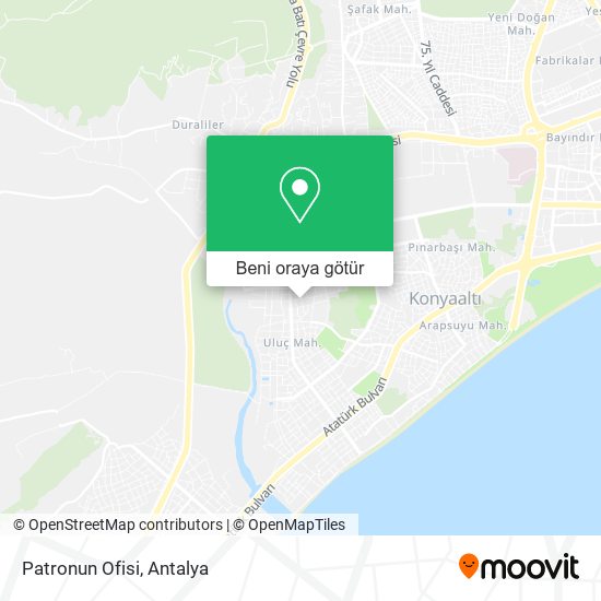 Patronun Ofisi harita