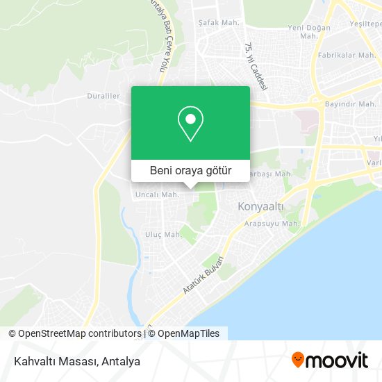 Kahvaltı Masası harita