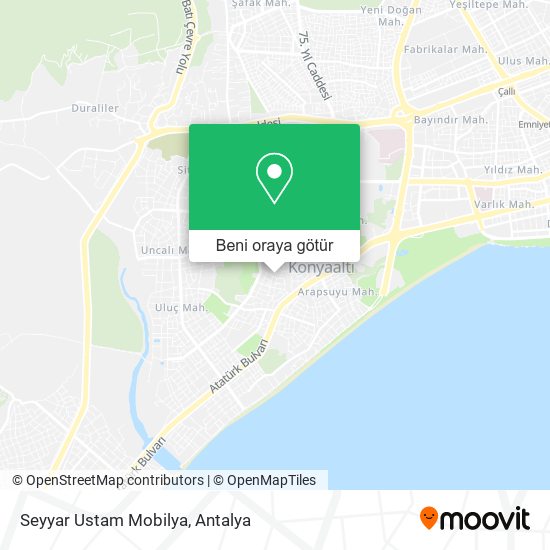 Seyyar Ustam Mobilya harita