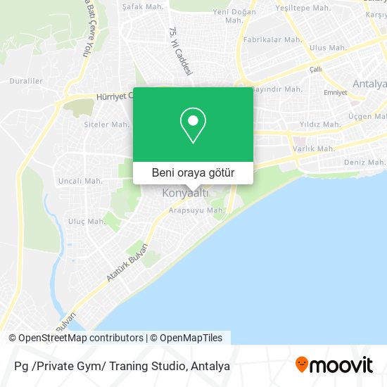 Pg /Private Gym/ Traning Studio harita