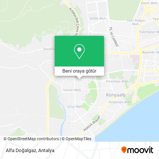 Alfa Doğalgaz harita