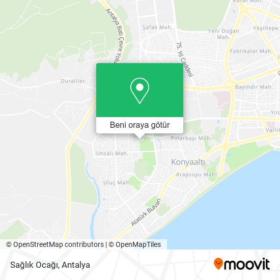 Sağlık Ocağı harita