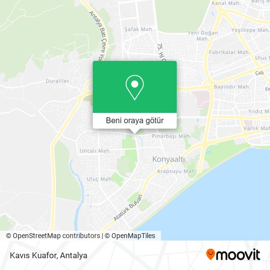 Kavıs Kuafor harita