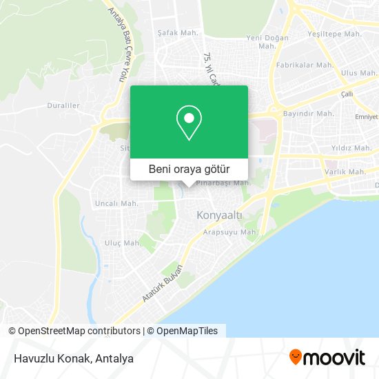 Havuzlu Konak harita