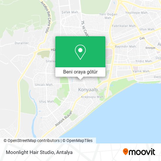 Moonlight Hair Studio harita