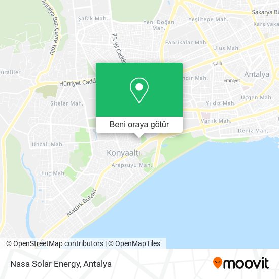 Nasa Solar Energy harita